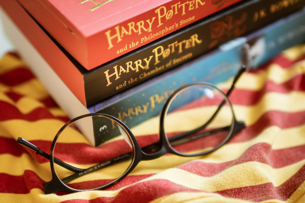 Harry Potter Books. Image Via Shutterstock