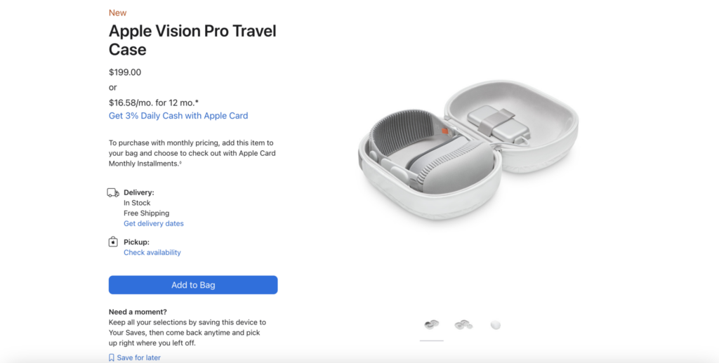 Apple Vision Pro's $199 Travel Case revealed - and it looks weirdly cozy