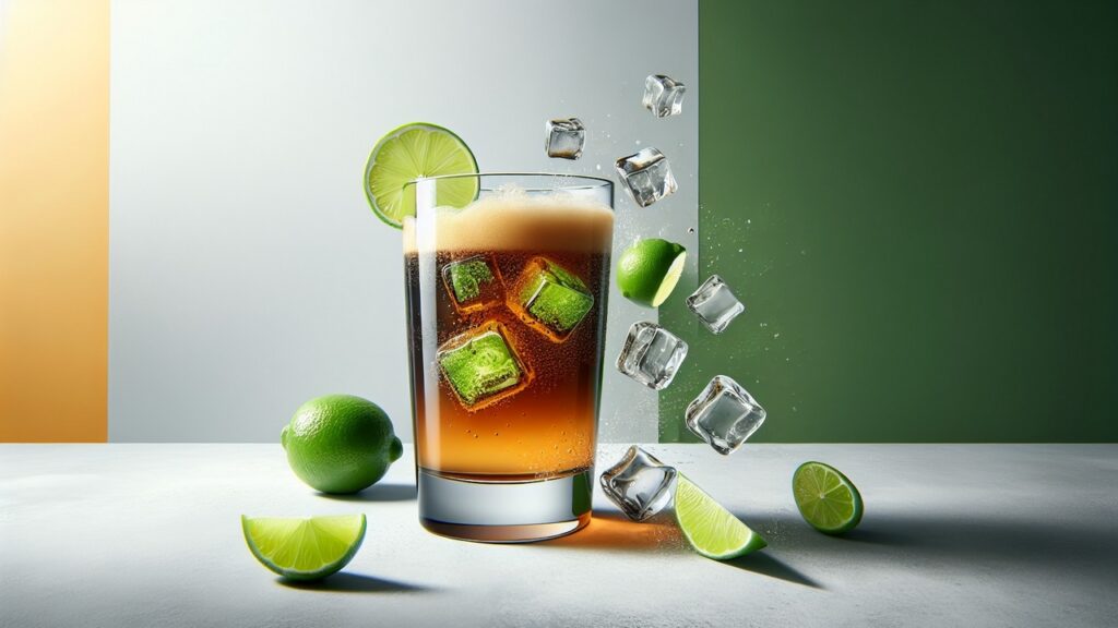The lime minimalism is a drink for minimalists who do not like adding too much to their drink. Image credit: Dall-E 3