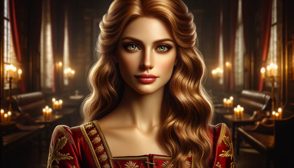 Imagen de la representación de Cersei Lannister. Imagen vía Dall-E 3
