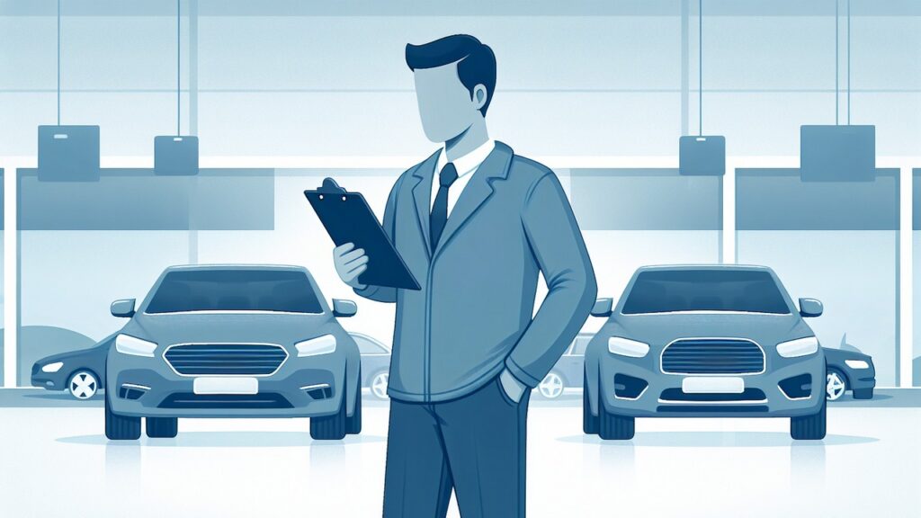 Don't just waltz into a dealership without a clue. That's a straight path to a financial facepalm. Image: Dall-E 3