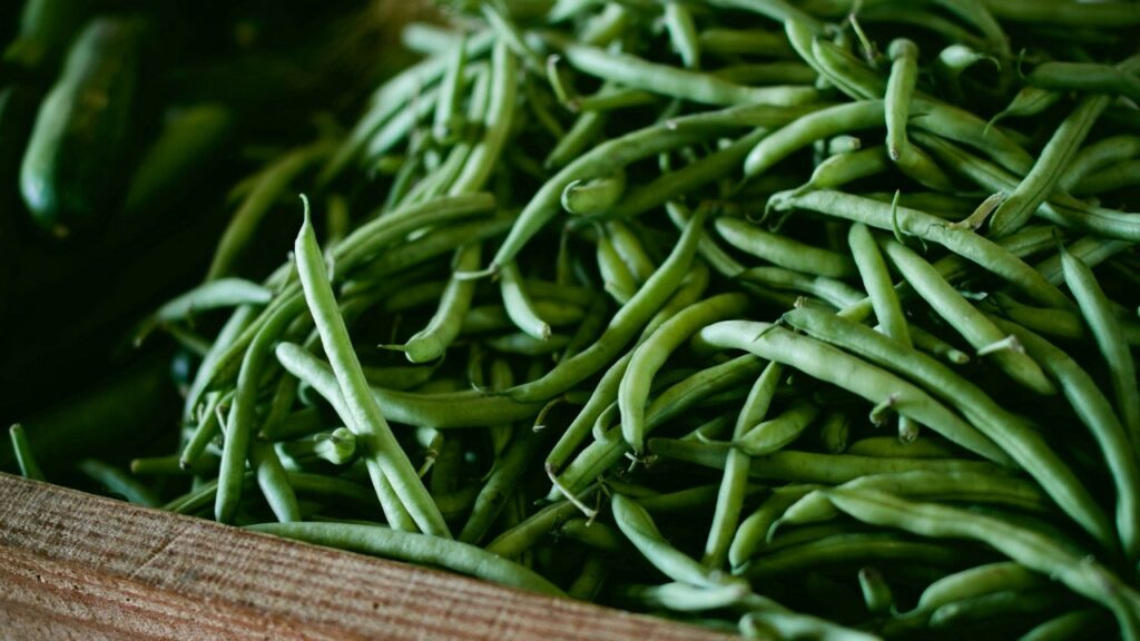 Organic U.S. green beans or snow peas might be your best bet going forward. Image: Unsplash/ Sonja Langford