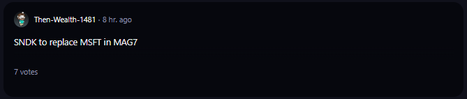 A comment on r/WallStreetBets subreddit. 