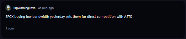 A comment on r/WallStreetBets subreddit.